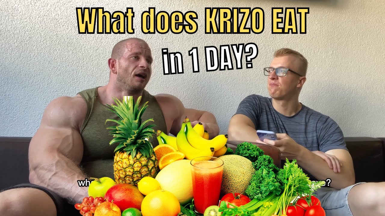 Krizo - What I EAT in a DAY | Bodybuilding Diet