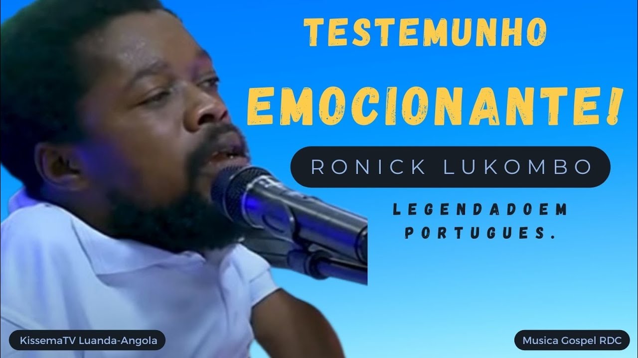 RONICK LUKOMBO -Deixem-me cantar. TESTEMUNHO EMOCIONANTE 😭😭😭😭😭