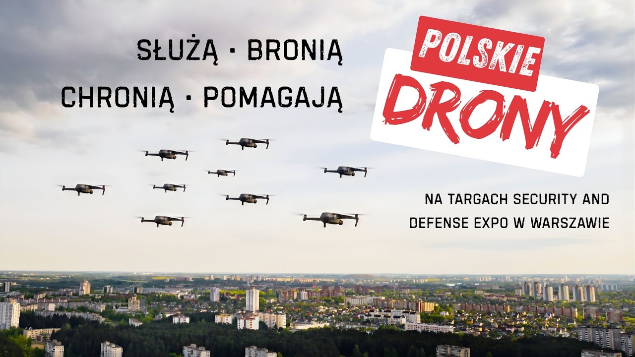 Drony to już nie są bzyki. Służą, pomagają, pracują dla bezpieczeństwa, obrony i ochrony