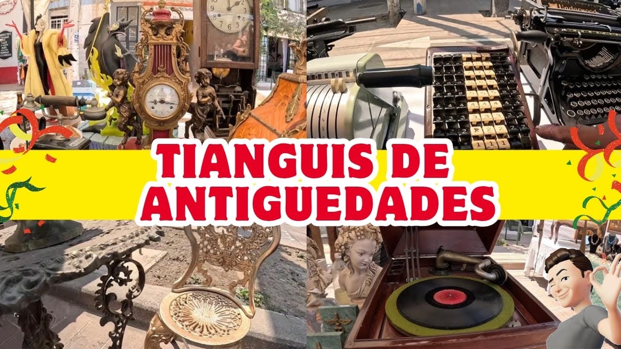 Tianguis de ANTIGUEDADES en Guadalajara: El Trocadero &iexcl;COMPLETO MARZO 2026! #2026 #antiguedades