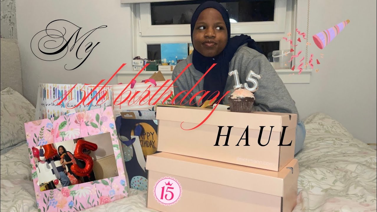 My 15th birthday haul #haul #15years #birthdayhaul #birthday #23february 