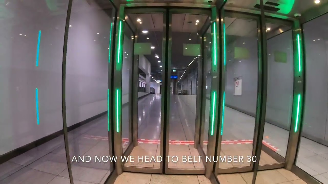 Stuttgart airport arrival