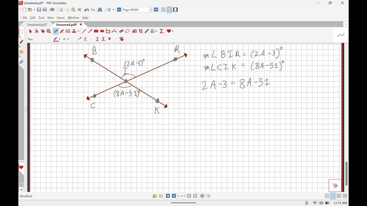Math 7/8 Compacted: Variable Expressions in Angles!