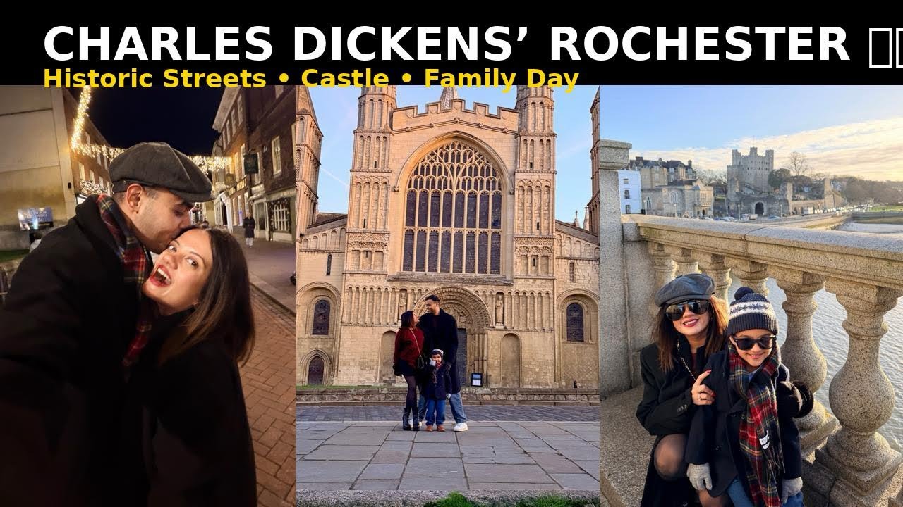 Stepping into Charles Dickens’ world in Rochester 📖 | Hidden gems of UK | Punjabi Dhaba in uk 😄