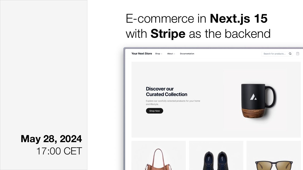 E-Commerce with Next.js 15 and Stripe as the backend