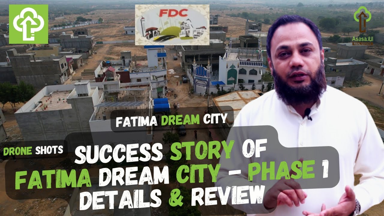 VLOG 4 | Success Story and Review of Fatima Dream City Phase - 1 | Drone Shots | Asasa Real Estate