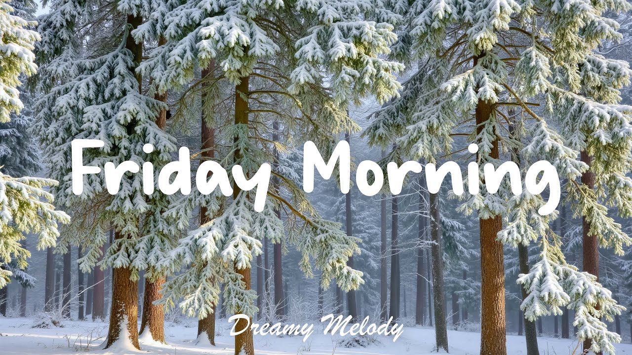 포근한 겨울 아침 피아노 플레이리스트 ❄️ 하루를 여는 힐링 피아노 음악 - Friday Morning | DREAMY MELODY