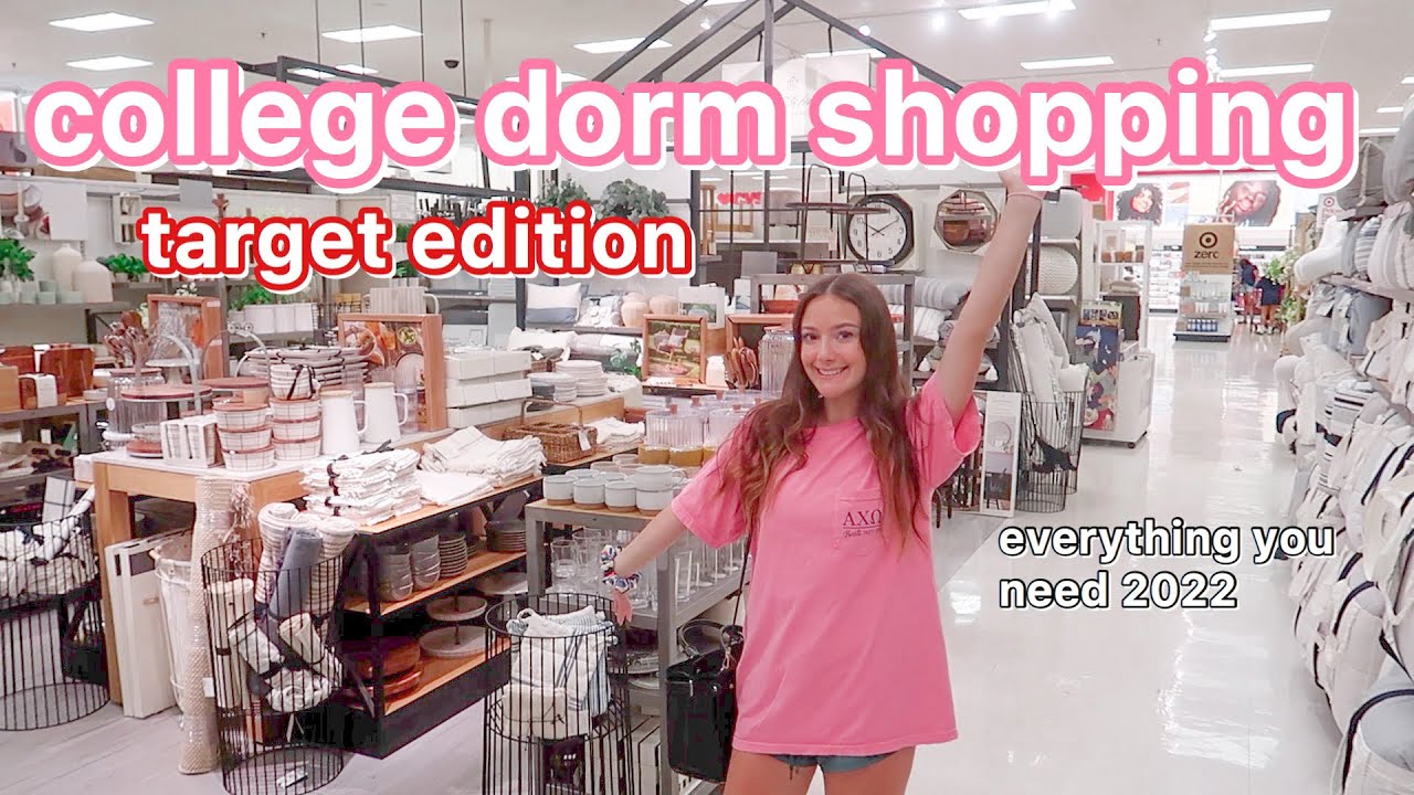 DORM SHOPPING 2022 - TARGET edition everything you need for your freshman dorm
