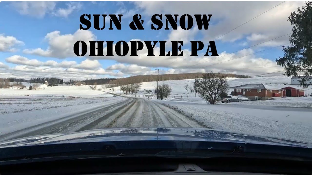 Sun, Snow, Ohiopyle: Driving Backroads in PA. Jan 1, 2026