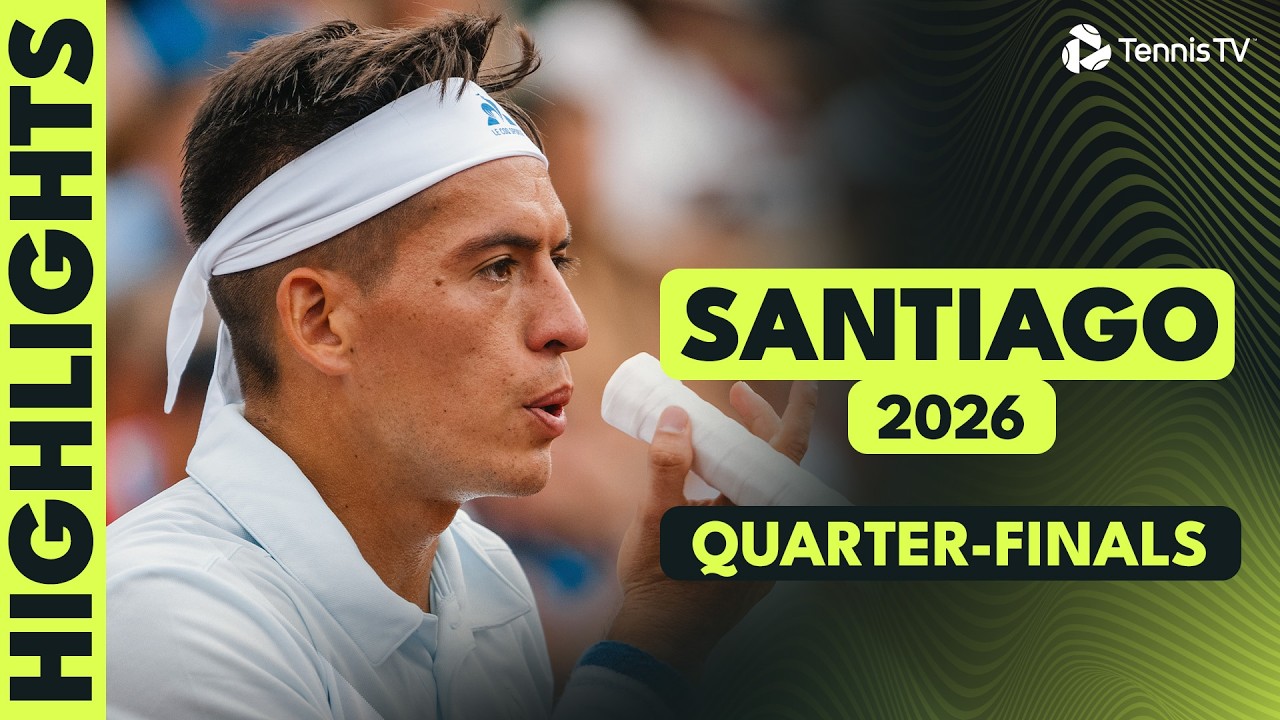 Baez Takes On Tabilo; Cerundolo, Darderi, Hanfmann Play | Santiago 2026 Quarter-Final Highlights