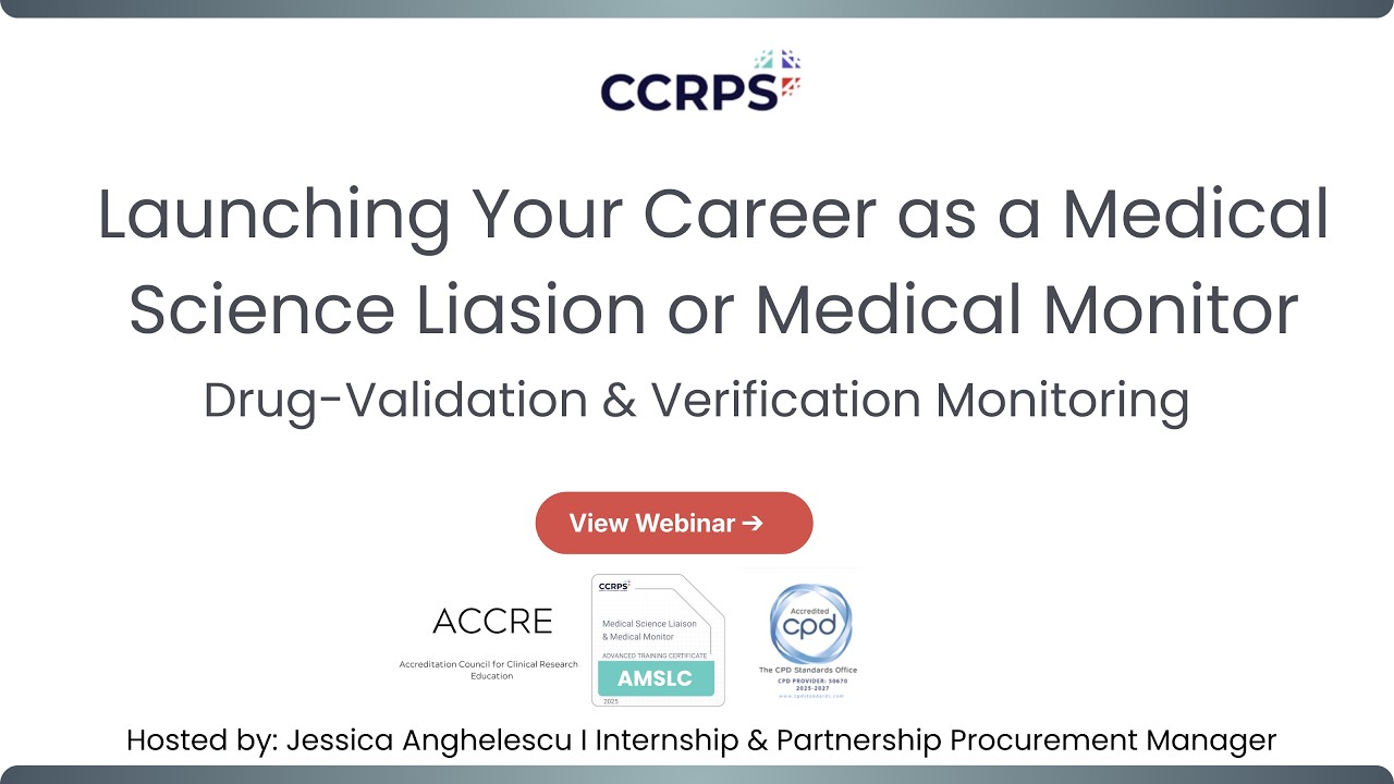 Clinical Research Monitoring of Drug-Validation & Verification Trials | AMSLC by CCRPS