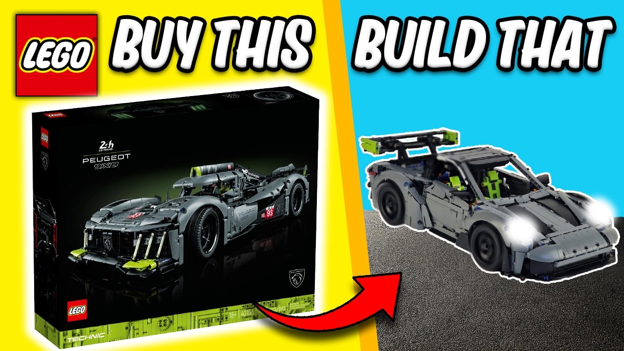 BUY This BUILD That - LEGO Technic 42156 PEUGEOT 9x8 24H Le Mans Hybrid Hypercar