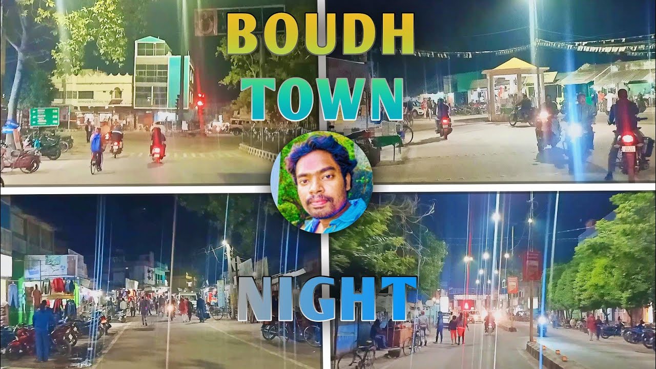 🌃 Night Time In Boudh Town Road Market Bazar || Boudh || Odisha || India