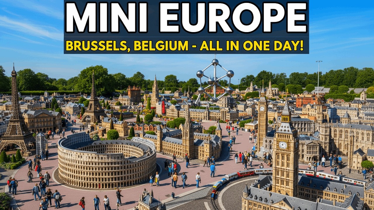 I Walked Across Europe in 1 Hour (Mini Europe Brussels)