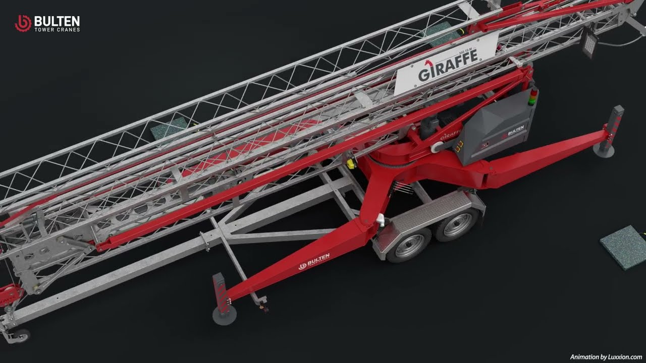 Giraffe 350.15-M trailer crane 80 km/h | Giraffe Cranes