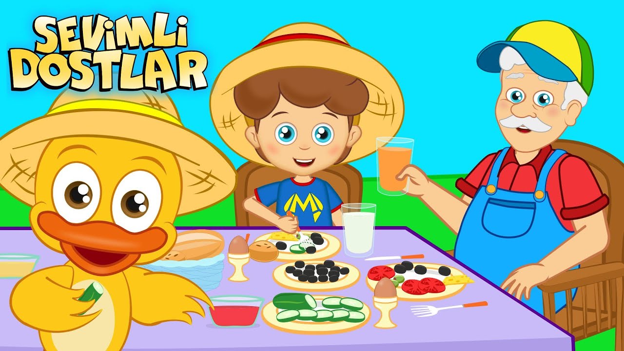 Tonton Dede'nin &Ccedil;iftliği'nde Kahvaltı 🍳🍯 ( YENİ ) | Bebek ve &Ccedil;ocuk Şarkıları 2023 | Sevimli Dostlar