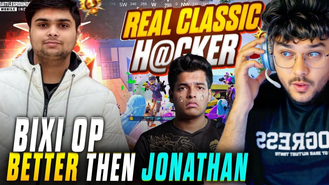 @Bixi OP  Real Classic Hacker of BGMI only squad wipe gameplay | REACT WITH THOR