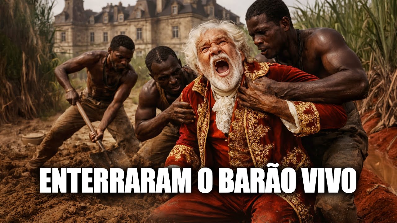 ESCRAVOS ENTERRARAM BARÃO VIVO... VINGANÇA BRUTAL