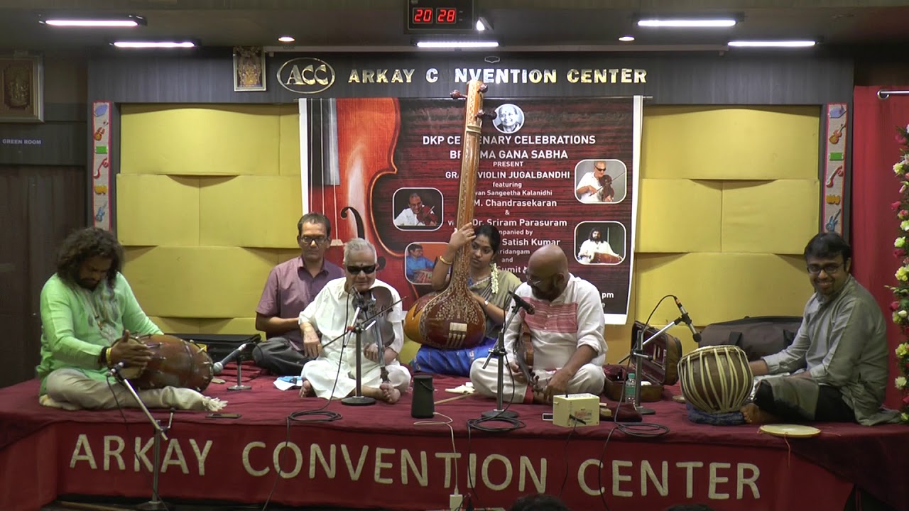 DKP Rememberence Day-Dr. M. Chandrashekaran and  Dr. Sriram Parasuram  Violin Jugulbhandi02