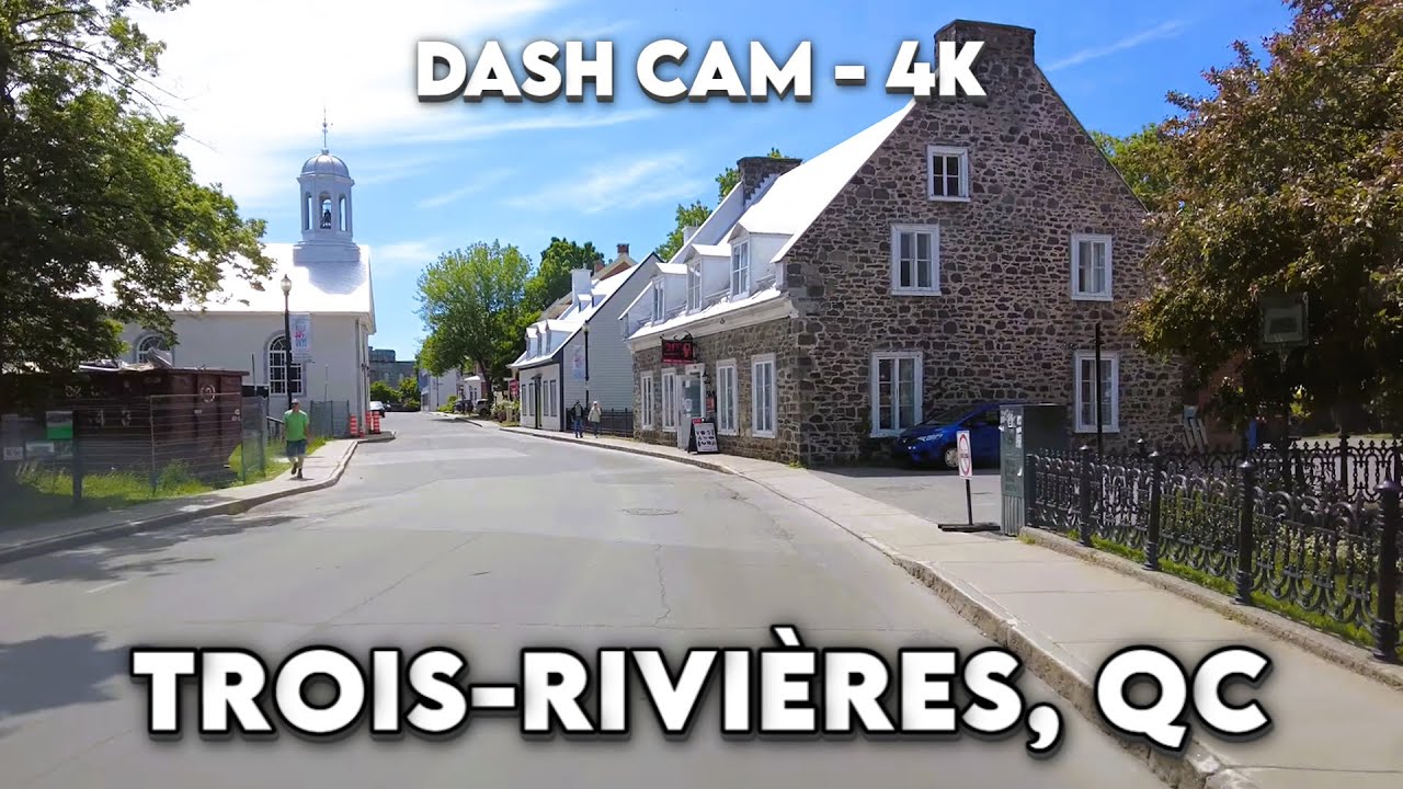 🚗 Explore Trois-Rivières, Quebec: A Scenic 4K Drive Through French Canadian Charm! 🇨🇦📹