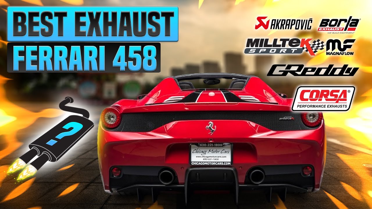 Ferrari 458 Exhaust Sound🔥Armytrix,Capristo,Fabspeed,Fi Exhaust,Forza,iPe,Novitec