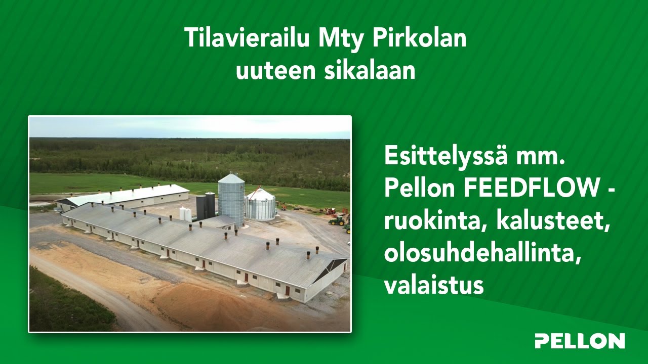 Tilavierailu Mty Pirkolan uuteen sikalaan