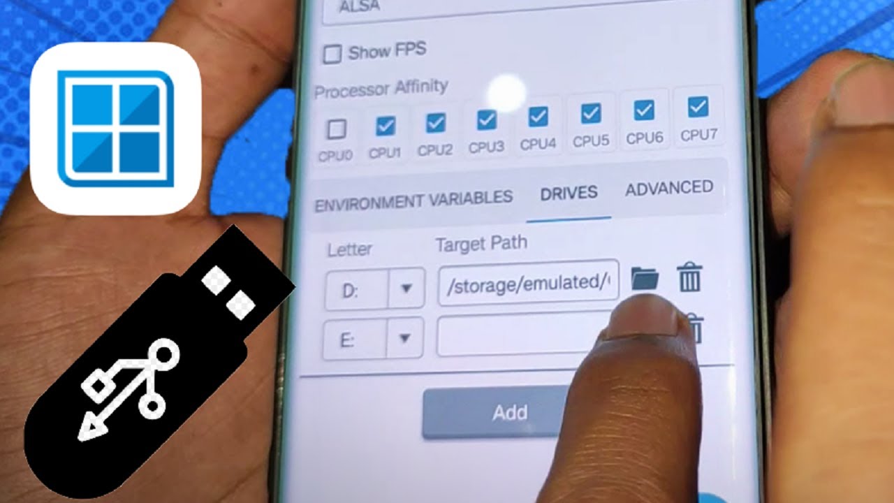 Winlator Android - How to Add External USB Storage Devices