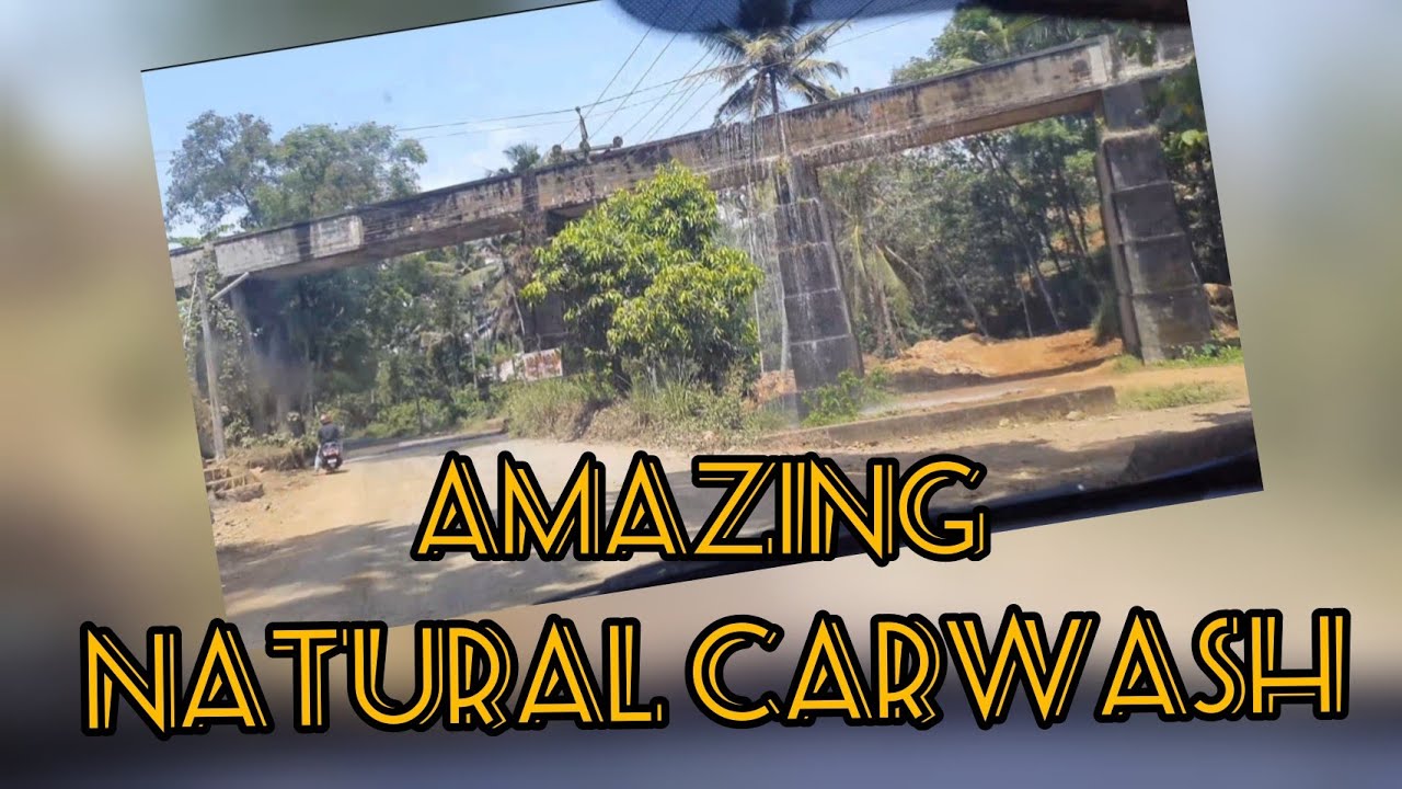 Amazing - Natural Underbridge Car wash  #malayalam #malluquotes #malluviral #keralavibes #travel