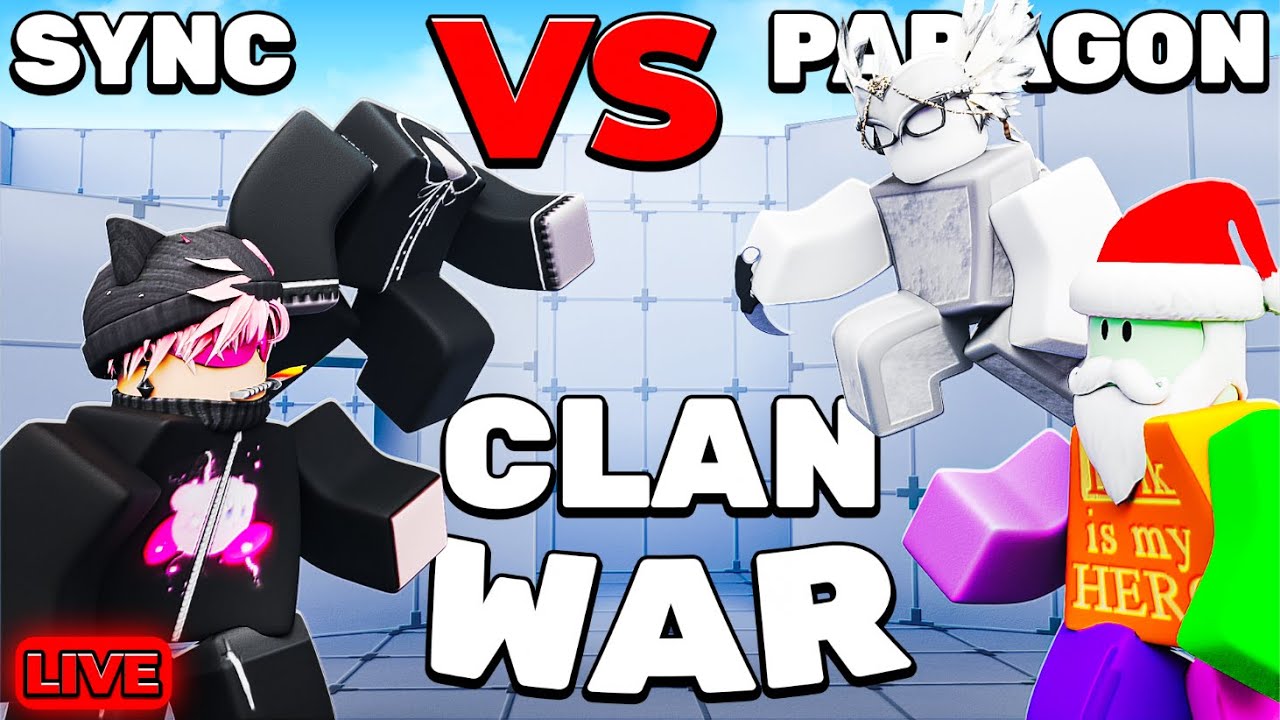SYNC VS PARAGON | CLAN WAR IN RIVALS.. (LIVE)