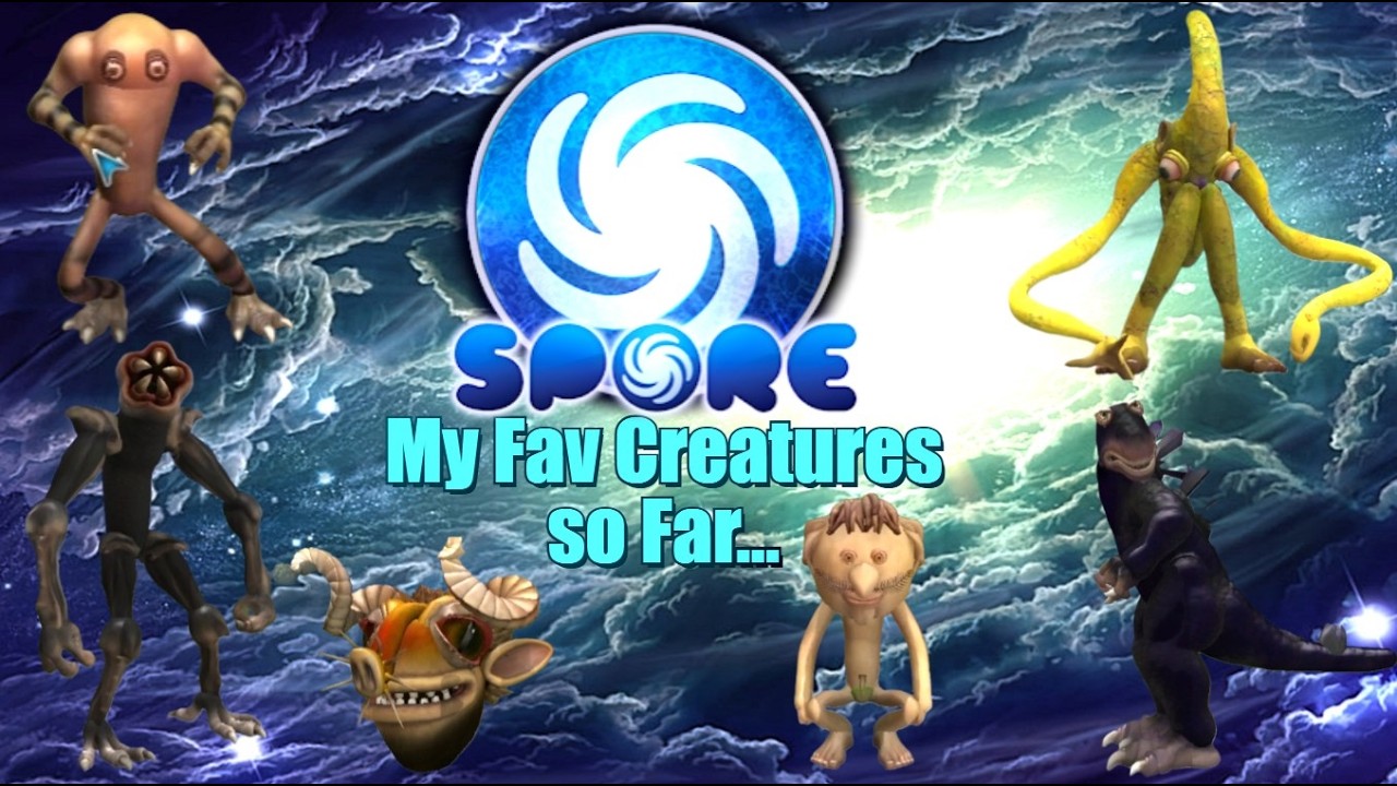 Мои любимые творения в Spore! (Пока что...) #spore #gaming #chill #youtube #creative #funny