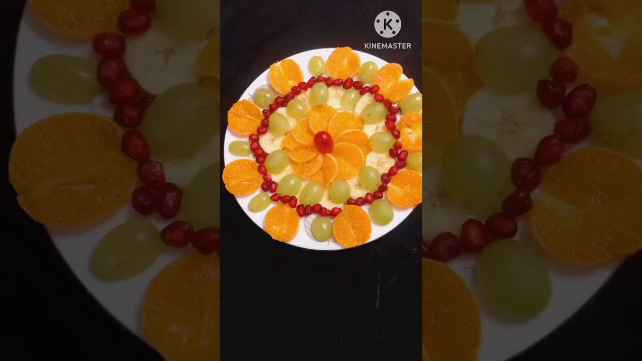 ফলের ডেকোরেশন | #,shorts #fruitcarving