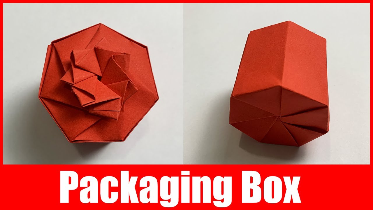 Origami Packaging | DIY Heptagonal Gift Box | Gift Packaging Ideas in 2020