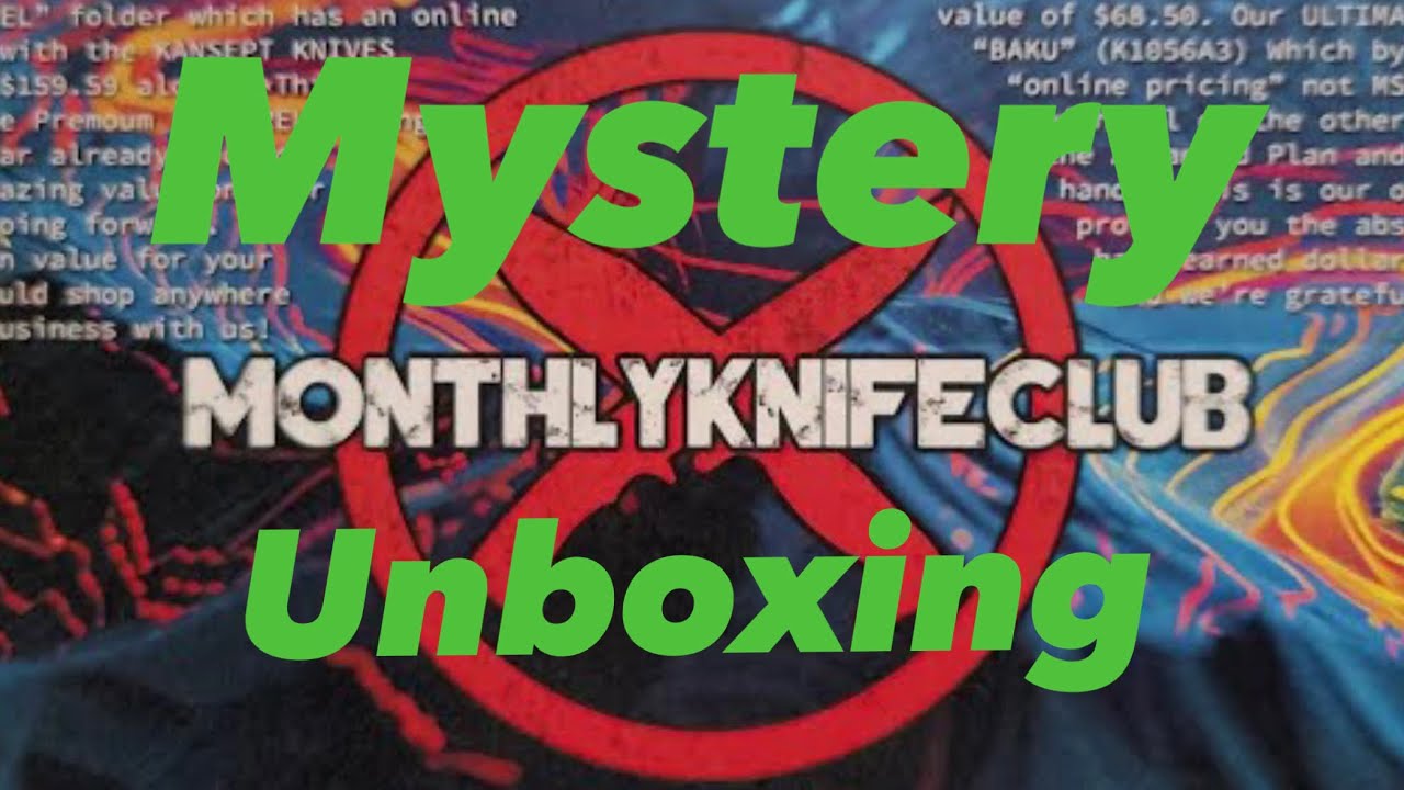 Monthly Knife Club Ultimate Unboxing July 2025 #edc #unboxing #mystery #box #knifecommunity #blade