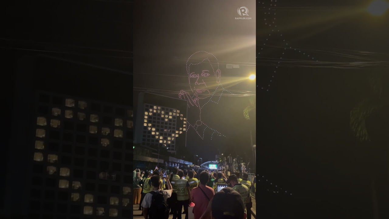 Drone show for Digong's birthday