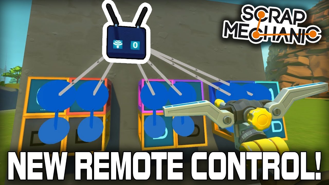 New Remote Control Setup and Combat Mini Cubes! (Scrap Mechanic #334)