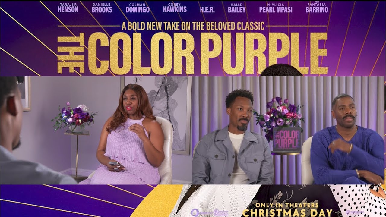 THE COLOR PURPLE (2023) | Colman Domingo & Corey Hawkins Interview!