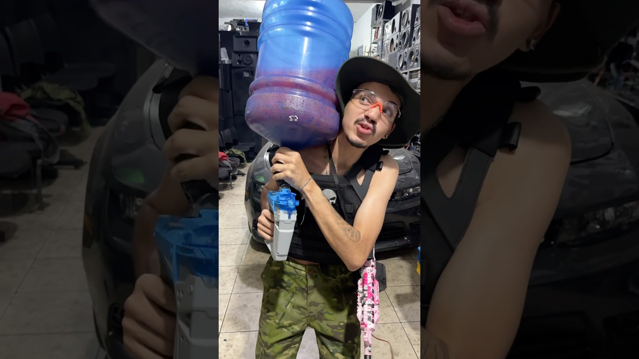 #pov A Guerra vai come&ccedil;a de arma de gel #armadegel #viral #shorts