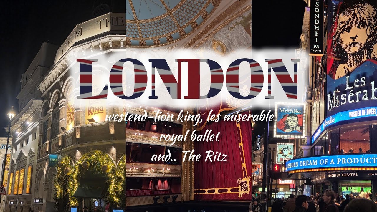 [LONDON vlog] 런던200% 즐기기❣️ 문화생활로 가득했던 날들│라이온킹🦁, 레미제라블, 로열발레🩰, 미쉐린투스타⭐️⭐️ 더리츠레스토랑까지│뮤지컬예매팁과 리츠영수증