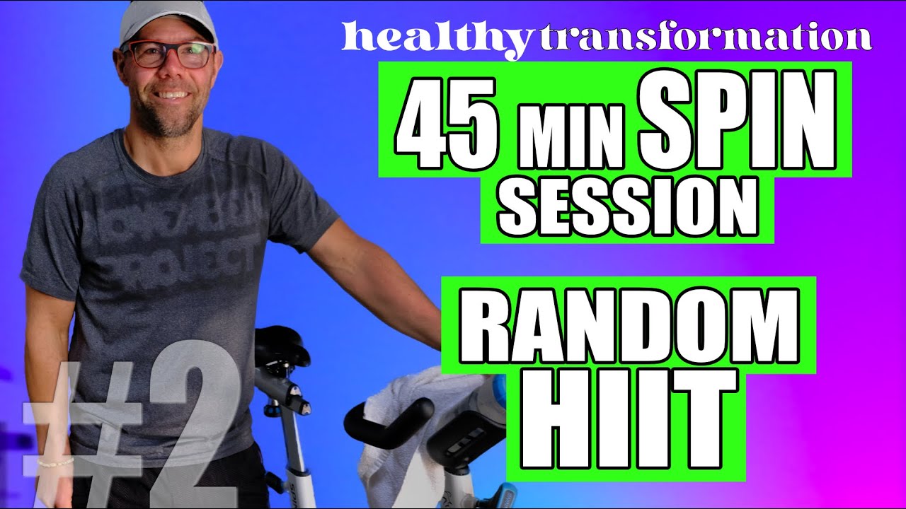 45 Minute LIVE Spin Class with RANDOM HIIT INTERVALS // 2