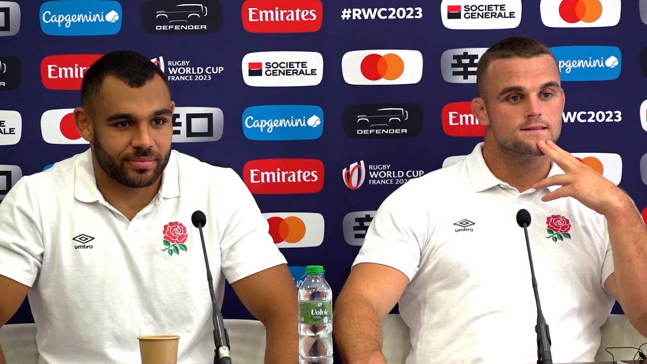 Joe Marchant, Ben Earl press conference | England v South Africa | Rugby World Cup Semi-Final