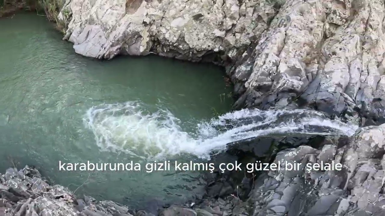 izmir karaburunda gizli kalmış şelale