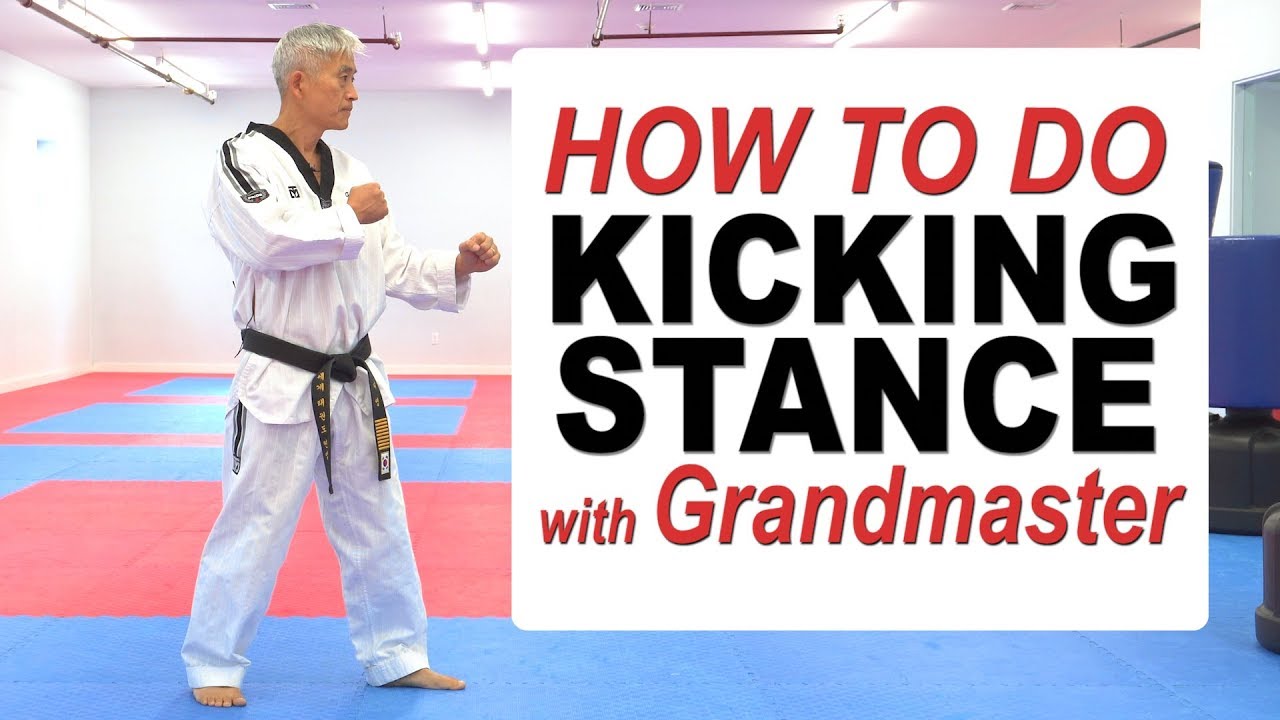 Basics for Beginners: How to do Kicking Stance with Grandmaster