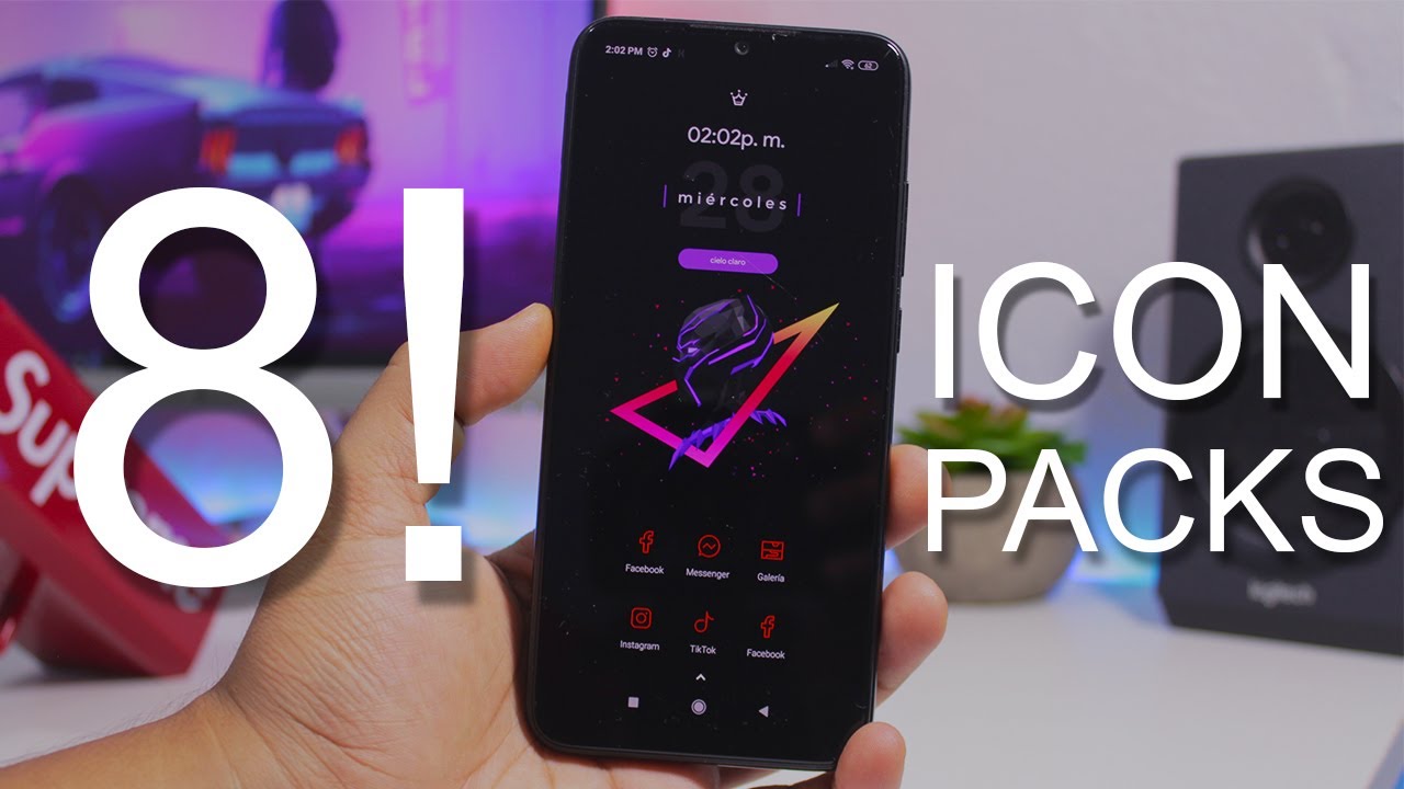 TOP 8 Brutales PAQUETES DE ICONOS ( Mejores icon packs para android 2020 )