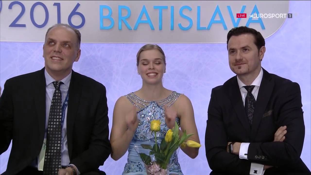 Фигурное катание. Чемпионат Европы 2016. Женщины. Произвольная программа.