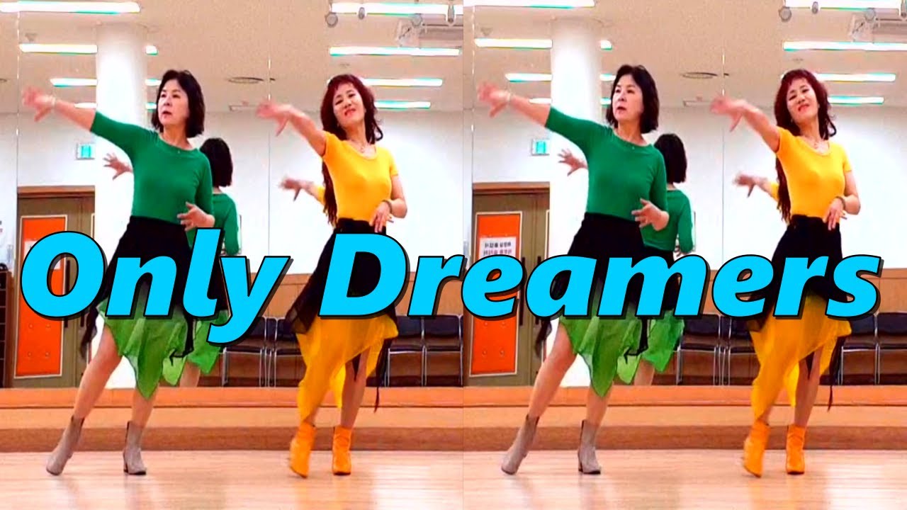 Only Dreamers Line Dance l Improver l 온리 드림어스 라인댄스 l Demo & Count  **힐링곡!! 음악이 너무 좋아요 ❤