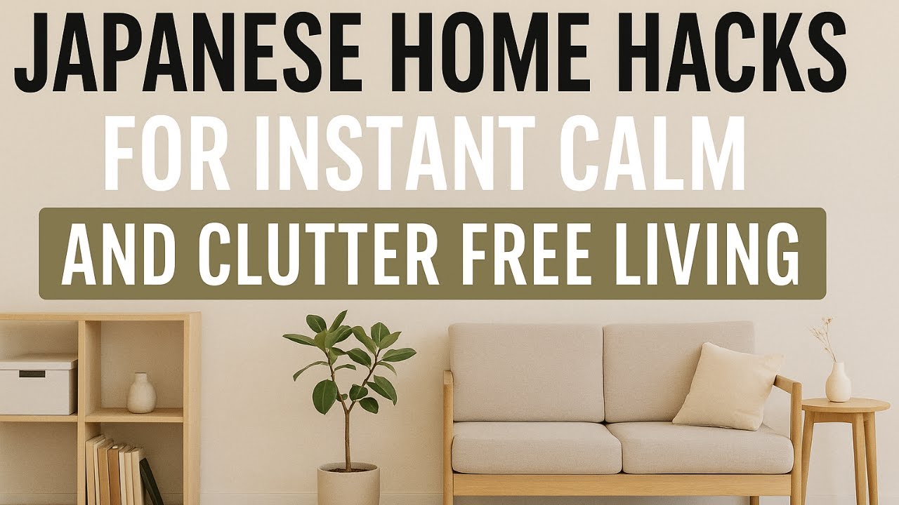 Japanese Home Hacks For Instant Calm and Clutter Free Living