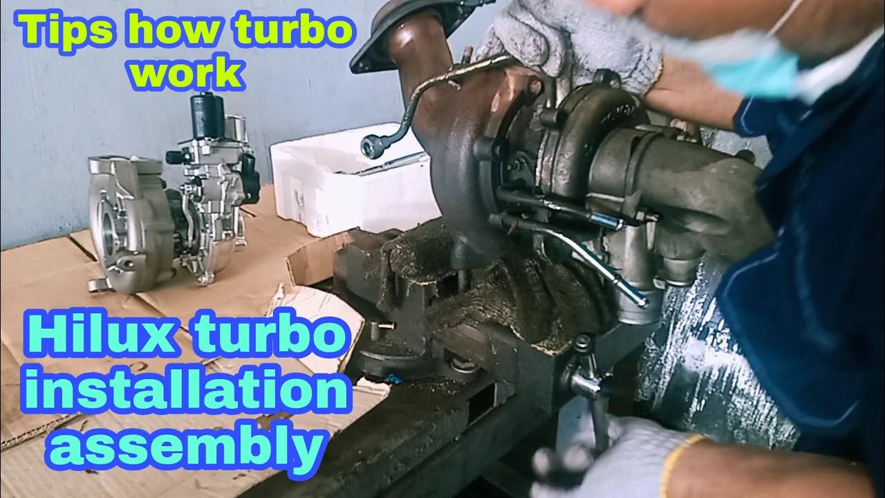 Tips how turbo work | Toyota Hilux turbo installation assembly