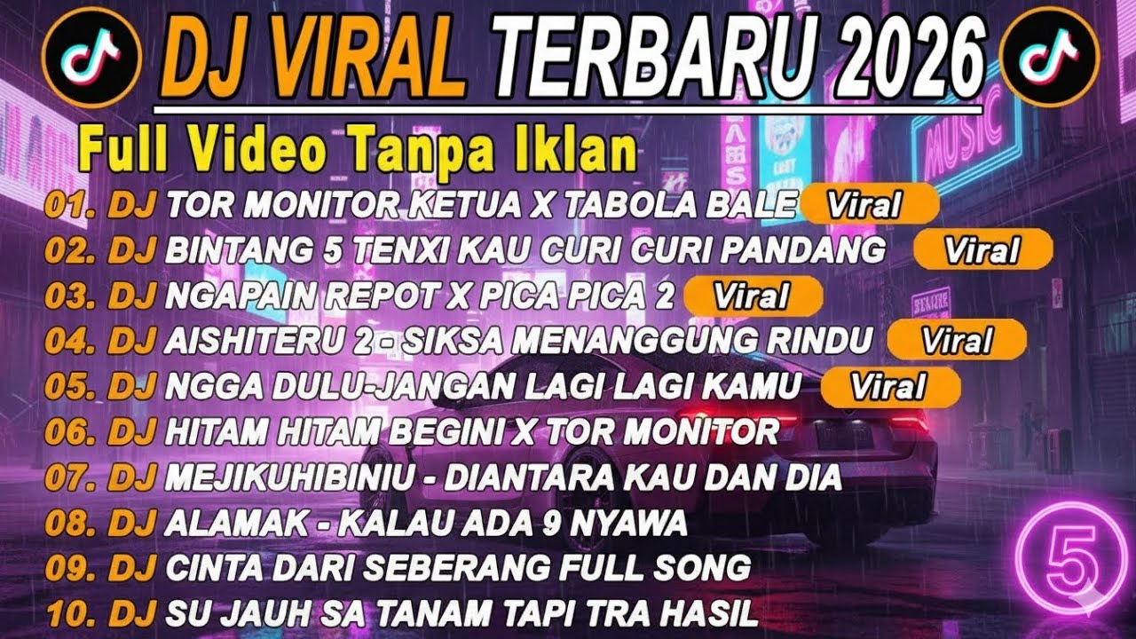 DJ TIKTOK TERBARU 2026 - DJ TOR MONITOR KETUA X TABOLA BALE🎵DJ BINTANG 5 TENXI-KAU CURI🎵TANPA IKLAN