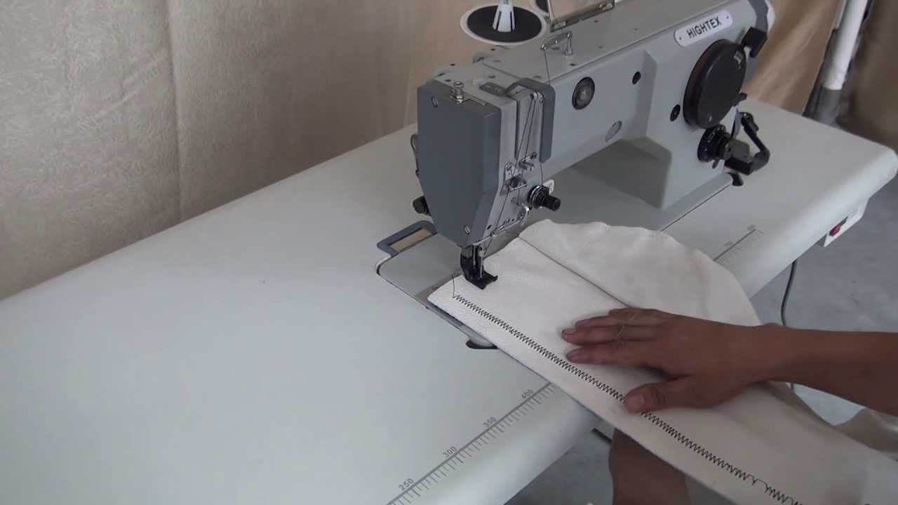 Heavy weight high speed walking foot zigzag sewing machine