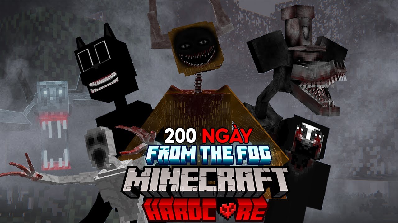 TÓM TẮT 200 NGÀY MINECRAFT FROM THE FOG KINH DỊ : SỐNG SÓT Ở THẾ GIỚI ĐÁNG SỢ CÙNG GÁI?!!